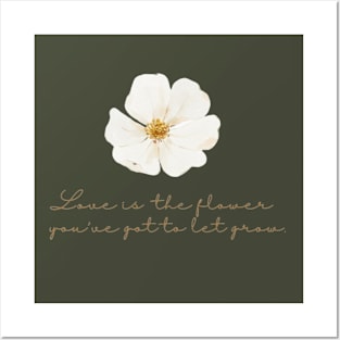 Flower quote Posters and Art